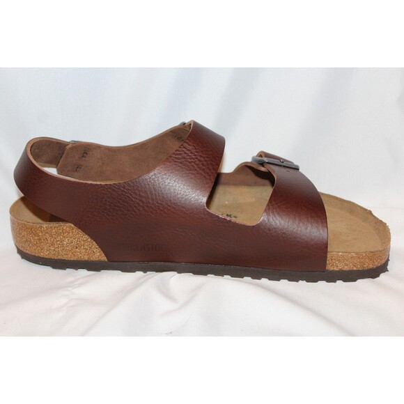 BIRKENSTOCK MEN'S MILANO BS VINTAGE WOOD ROAST EU 45 US 12 REGULAR NIB - Picture 5 of 8